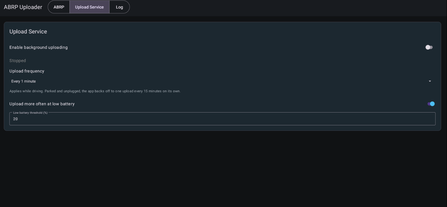 EVABRPUploader screenshot 1